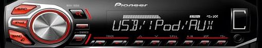 Pioneer MVH-160Ui RDS Tuner with Illuminated Front USB, iPod and iPhone Direct Control