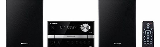 Pioneer X-EM12 2x15W Micro System with CD, USB and FM Tuner - Black