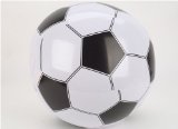 PIP Inflatable Football Design Beach Ball 24` - Black and White (009128)