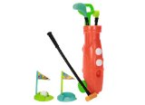 PIP Plastic Play Golf Set In Pull Along Trolly (033408) * COLOUR MAY VARY*
