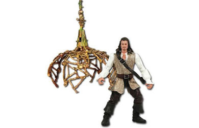 pirates of the caribbean Will Turner with Cannibal Bone Cage Trap