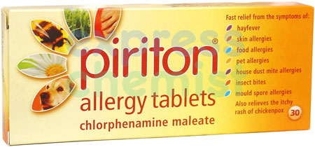 Piriton Allergy Tablets 30x
