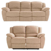 large & regular recliner sofas, natural