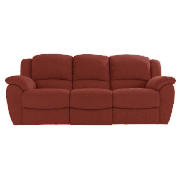 large recliner sofa, red