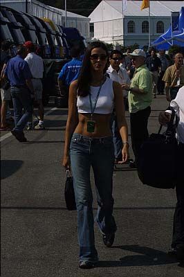 Pit Babe 2001 German Grand Prix Poster - Extra Extra Large (100cm x 150cm)