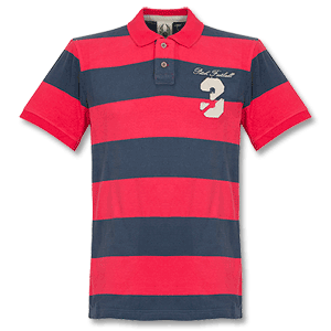 Pitch Polo Shirt - Navy/Red