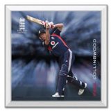 Paul Collingwood Framed 12x12` (305x305mm) Dynamic Action Print, 2008 Season, England Cricket Board.