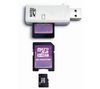 8 GB microSD memory card + SD adapter + USB drive