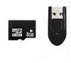8 GB microSD Memory Card + USB Reader