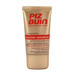 Piz Buin Gradual Self Tan Facial Moisturising Cream 40ml