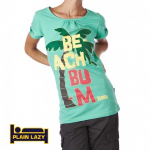 T-Shirts - Plain Lazy Beach Bum