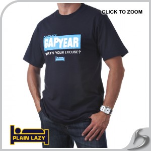 T-Shirts - Plain Lazy Gap Year