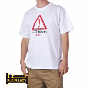 T-Shirts - Plain Lazy Out Of Service