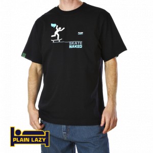 T-Shirts - Plain Lazy Skate Naked