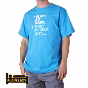 T-Shirts - Plain Lazy Slept So Hard