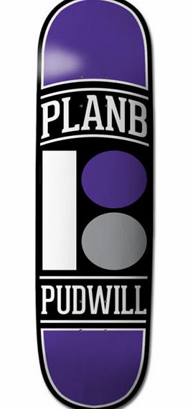 Plan B Pudwill Arch Skateboard Deck - 7.75 inch
