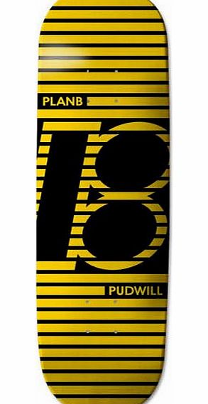 Plan B Pudwill Striped Skateboard Deck - 7.75 inch