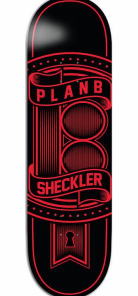 Plan B Sheckler Lock Skateboard Deck - 8.125 inch
