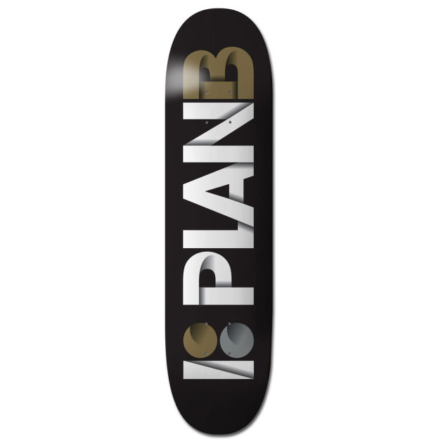 Plan B Team Overlap Skateboard Deck - 8.75 inch