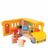 Plan Toys 75030: Planville Activity Bus