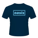 Oasis Mens T-Shirt - Classic Logo (Navy Blue)