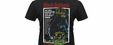 Black Sabbath (Poster) Mens T-Shirt PH7286M