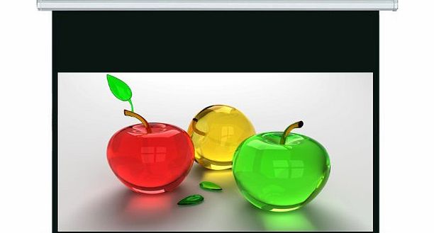 Platinum 92`` 16:9 Matt White motorised remote control electric projector projection HD screen