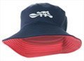 Navy/Red reversible Bucket hat 10-14yrs