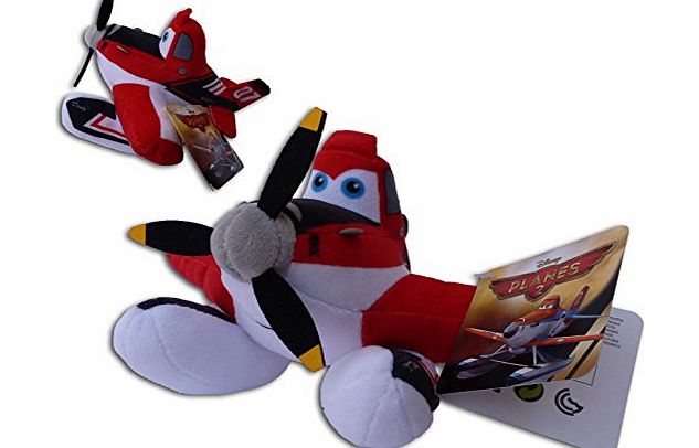 Play by Play Dusty 8 FireFighter Plane Plush Soft Toy Pixar Disney Planes 2 High Quality Doll