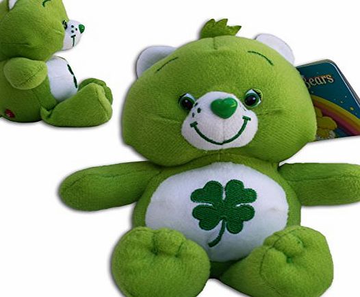 Play by Play Good Luck Care Bear 12/16 Super Soft Teddy Toy Plush Green Four Leaf Clover Serie TV