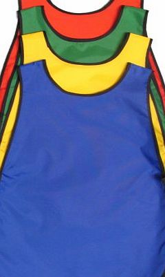 Play Wear Childrens waterproof nylon tabard, painting or cooking apron (4-5yrs, Blue)