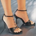 berni leather t-bar sandal