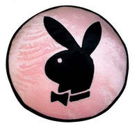 Playboy Bunny round Cushion Pink