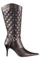 PLAYBOY calamity quilted high-leg boot