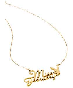 Gold Coloured Playmate February Chain