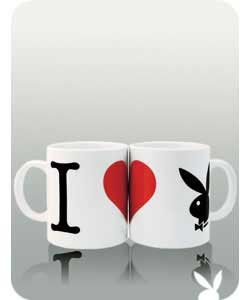 I Heart Twin Mug Set