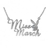 MISS MARCH NECKLACE   ALL MONTHS AVAILABLE