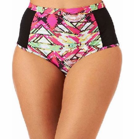 Playful Promises Womens Playful Promises Geo And Mesh High Waist