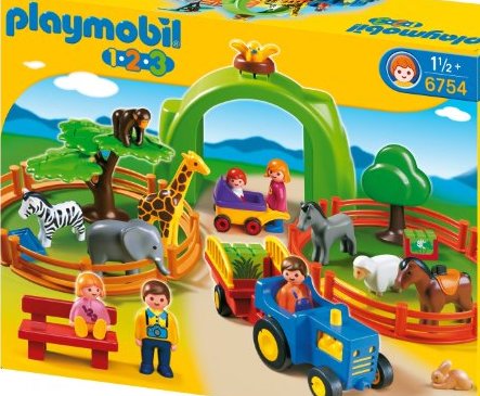 Playmobil 1.2.3 6754 123 Large Zoo