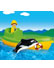 Playmobil 1-2-3 Fishing Boat With Whale 6739