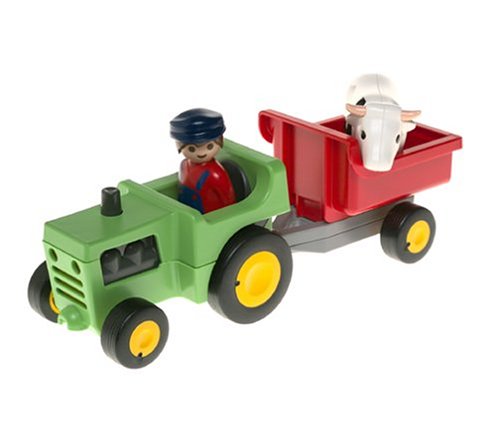 Playmobil 1 2 3 Tractor Wagon