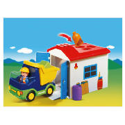 PLAYMOBIL 123 Truck With Garage