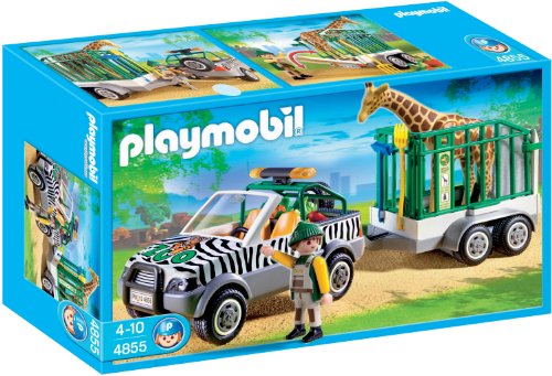 Playmobil 4855 Zoo Vehicle with Trailer
