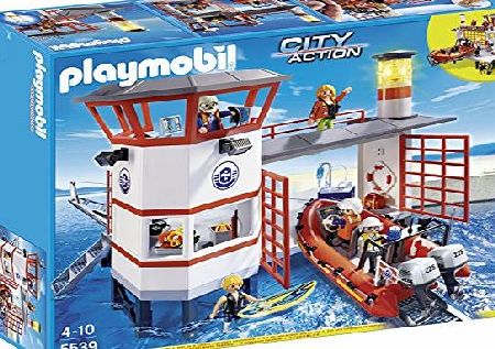 Playmobil 5539 City Action Coast Guard Station with Lighthouse