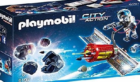 Playmobil 6197 City Action Space Satellite Meteoroid Laser and Destroyable Meteor