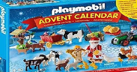 Playmobil 6624 Christmas on The Farm Advent Calendar with Santa Playset