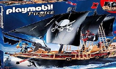 Playmobil 6678 Large Floating Pirate Raiders Ship with 3 Pirates
