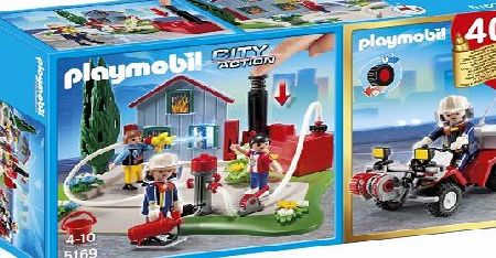 Playmobil City Action 5169 Fire 40th Anniversary Compact Set