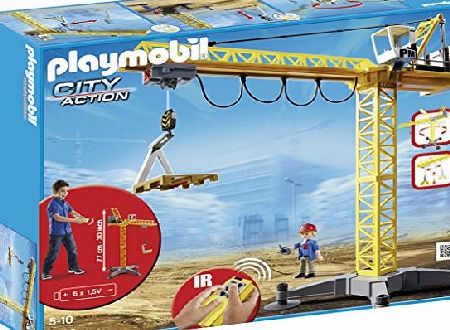 Playmobil City Action 5466 Large Crane with Infra-Red Remote Control