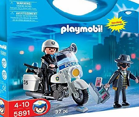Playmobil City Action 5891 Police Carry Case